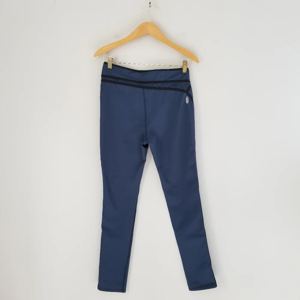 Free People Movement Beyond Legging Athleisure Activewear Sz Medium Blue